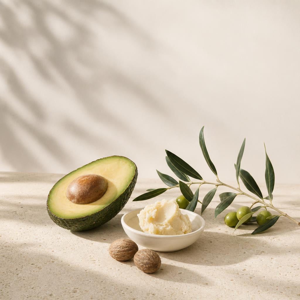 Avocat, olives et beurre de karité