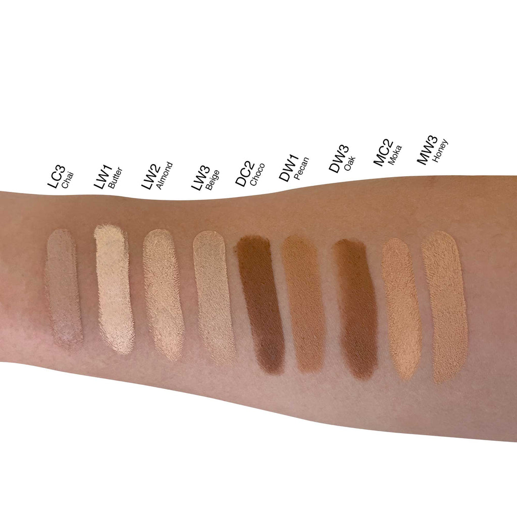Creme Concealer Stick shade swatches