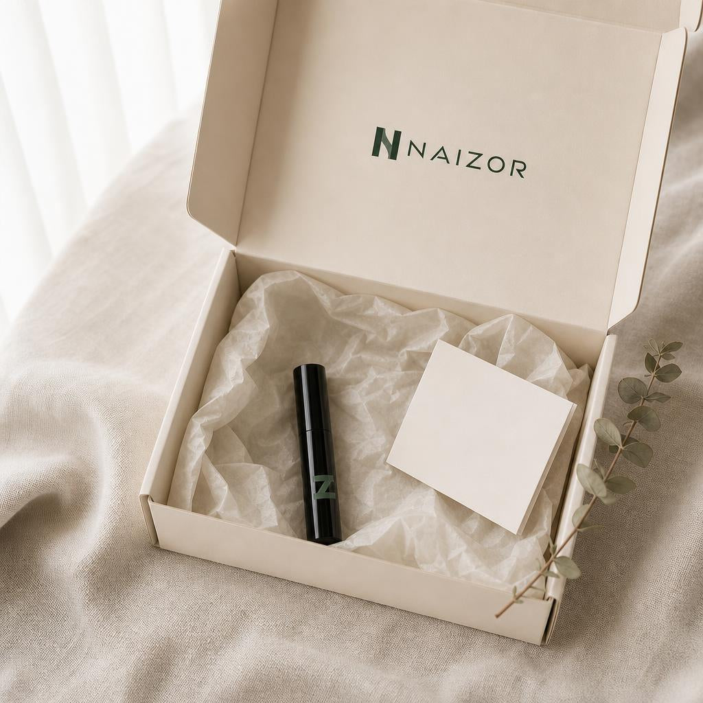 NAIZOR box opened to reveal the Creme Concealer Stick